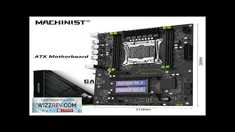 MACHINIST X99 MR9A-H Motherboard Support LGA 2011-3 Xeon E5 V3 V4 CPU Review