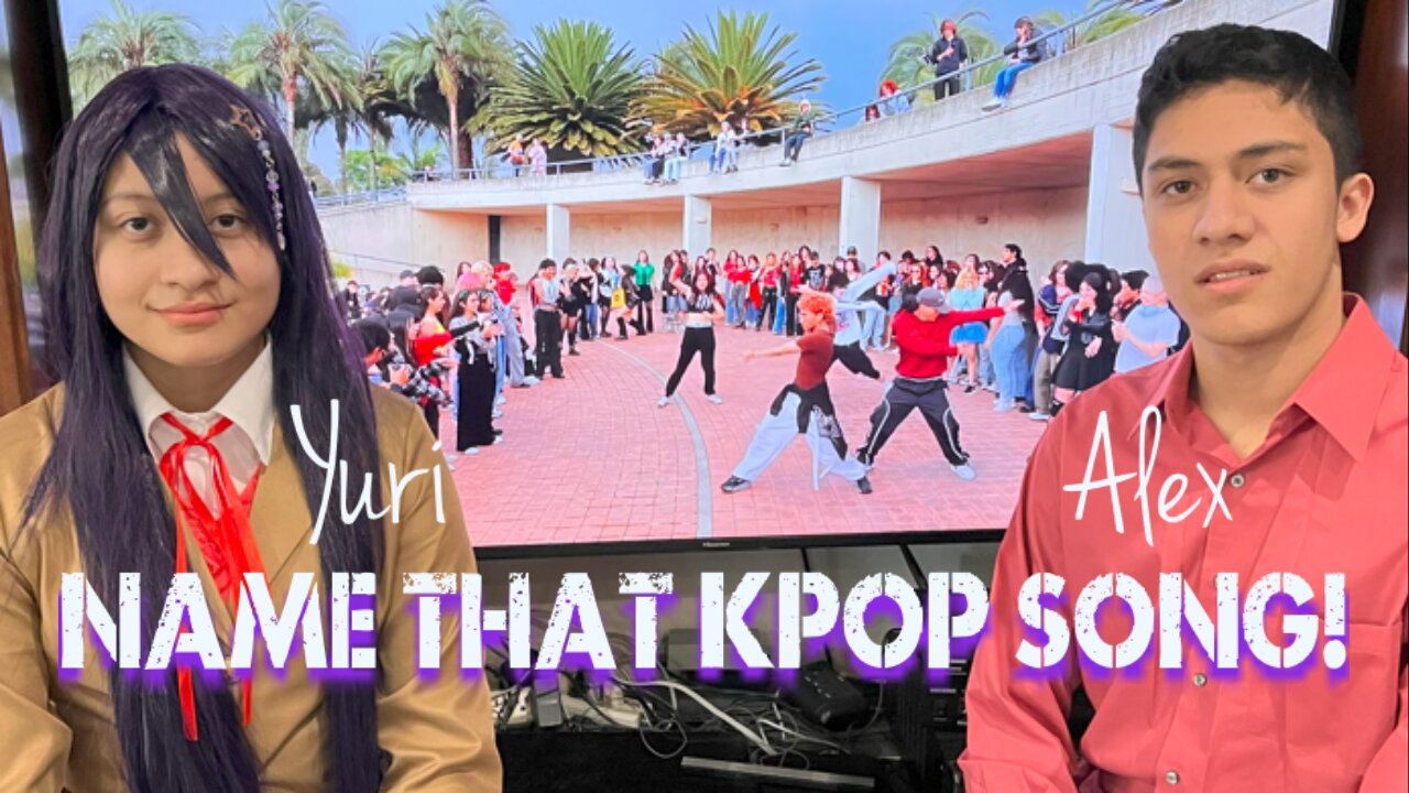 "Name That KPop Song!" Game Show with Alex and Yuri (aka Rose)