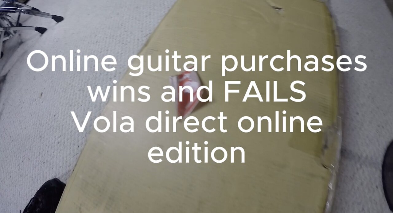 Vola guitars unboxing online purchase win or fail