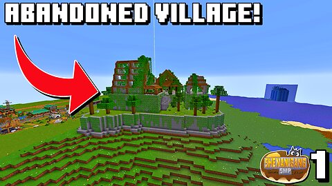 Abandoned Village + Dragon Egg Shrine! - Shenanigang SMP