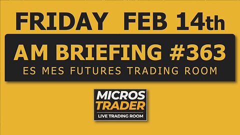 ES MES Futures Trading: Key Levels, Tips, Technical Analysis. Friday "AM Briefing"