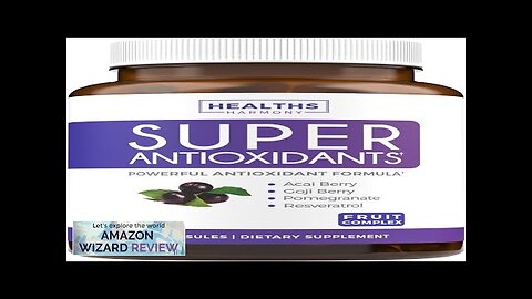 Super Antioxidants Supplement Powerful Super Food Antioxidant Daily Blend Acai Review