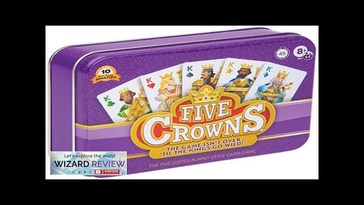 PlayMonster Five Crowns Collectible Tin – Card Game for Kids and Adults Review