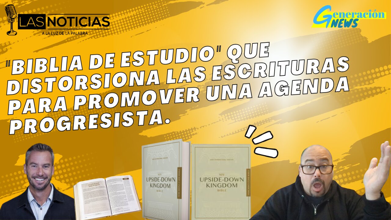 "Biblia de estudio" que distorsiona las Escrituras para promover una agenda progresista.