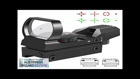 Red Dot Sight Reflex Sight Collimator Sight Tactical Riflescope Hunting Optics Green Review