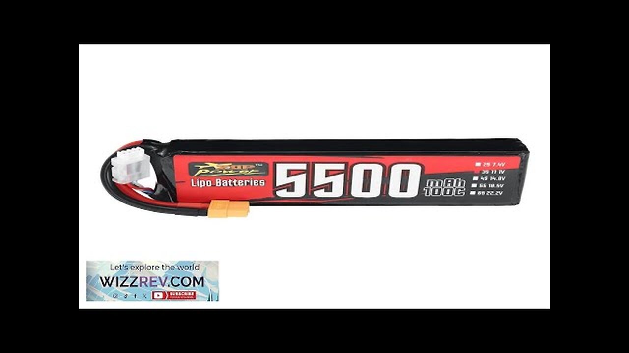 ZOP Power 11.1V 5500mAh 100C 3S 61.05Wh LiPo Battery XT60 Plug Review