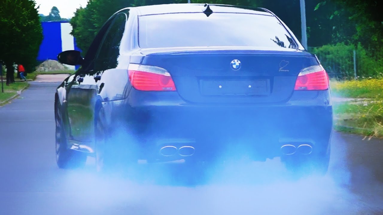 BMW M5 E60 V10 Sound Eisenmann Race Exhaust Acceleration 0-100