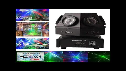 New Professional 90W Moving Head Strobe Beam Laser Light Projector christmas LED Review