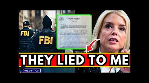 🚨BREAKING - Pam Bondi EXPOSES FBI for Withholding Epstein Files in Letter to Kash Patel