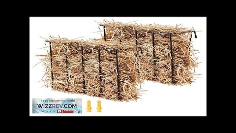 VEVOR Livestock Hay Feeder 2 Packs 24 Gallons Wall Mounted Goat Hay Review