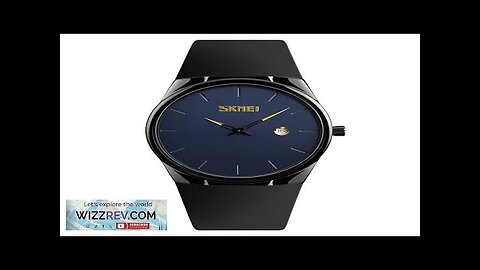 SKMEI Men's Quartz Watch Waterproof Small Dial Date Calendar Simple Fashion Sports Review