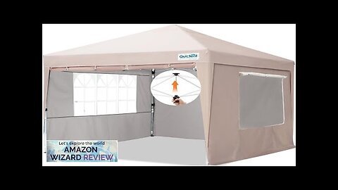 Quictent Ez Pop up Canopy Tent 10'x10' with Detachable Window Sidewalls One Review