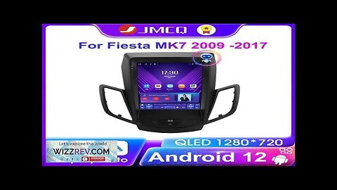 JMCQ Android 12 Car Radio For Ford Fiesta MK7 2009 -2017 Navigation Review