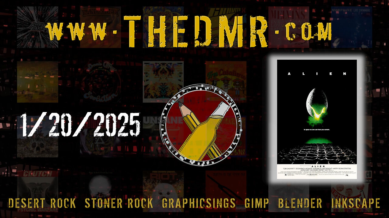 DMR Live 1/20/2025: Desert Rock & Adjacent Cool Tunes + Graphicsing