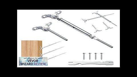 VEVOR T316 Stainless Steel Adjustable Angle 1/8" Cable Railing Kit/Hardware for Wood Review