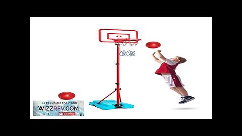 Kids Basketball Hoop Height Adjustable Portable Basketball Court for Kid Outdoor Review