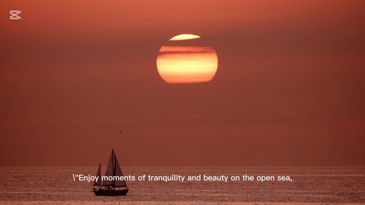 "Serenity of the Horizon: A Journey with a Boat"