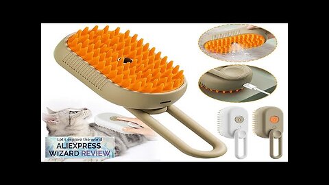 Pet Electric Steam Brush Cat Dog Cleaning Steamy Spray Massage Beauty Comb Review