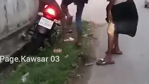 bike accident 😂