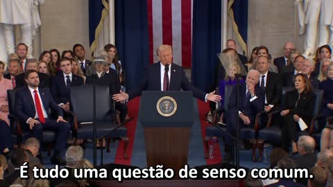 20/01/2025 - Discurso de Posse - Donald Trump Legendado - Português