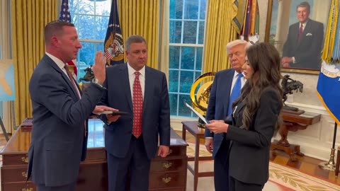Director of the Secret Service—Sean Curran is sworn in by DHS Sec Noem