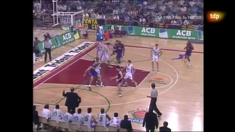 "Barcelona vs Unicaja Málaga" 5° PARTIDO PLAYOFFS FINAL LIGA ACB 1994/95 (21 de Mayo, 1995)