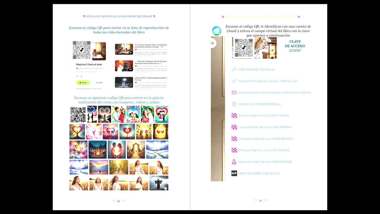 📖✨ CANTA EL AMOR: Descubre Este Libro de Canciones Bilingües con Karaoke 🎶❤️