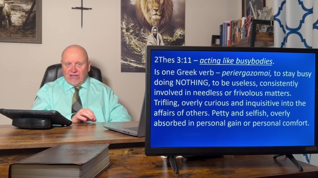 The path of a busybody leads to destruction.