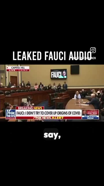 Leaked Audio, Fauci on Forcing the American Public to Take Vaccines