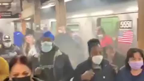 CONFIRMATION IT'S A FALSE FLAG NYC SUBWAY IS FAKE