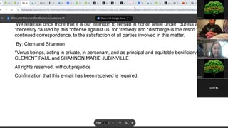 Notice of Demand and Conditional Acceptance Kathy Straus,; Manulife Bank