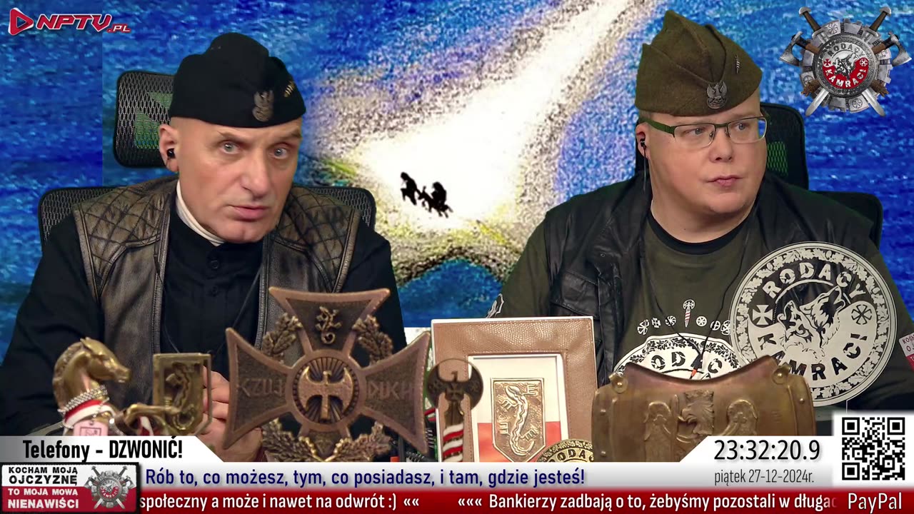 Telefony - DZWONIĆ! Piątek 27.12.2024r. W. Olszański, M. Osadowski Rodacy Kamraci NPTV.pl