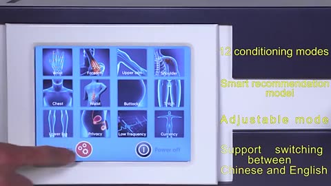 Pneumatic type Radial Shockwave Therapy .5 Bar to 12 Bar Pressure ESWT