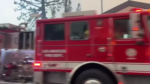 The city only had enough water to protect the fire department...