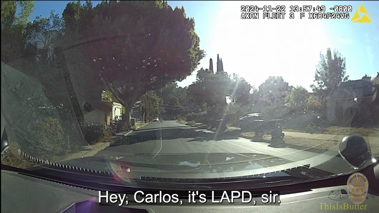 LAPD release video of an armed suspect being shot by officers during standoff