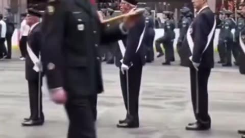 This is the Canadian Army Parade in Toronto. I guess “military precision” is a US thing?