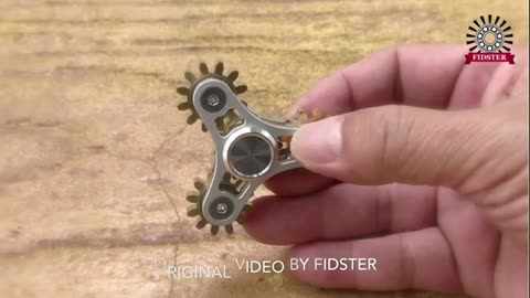 Fidget Spinner Metal, Mini Gear Metal Alloy Spinner Fidget Toys