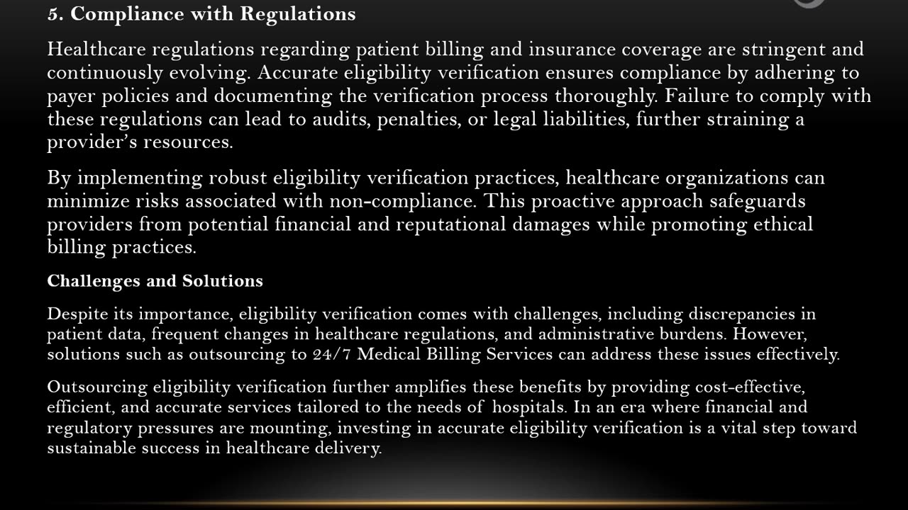 The Importance of Accurate Eligibility Verification for Providers