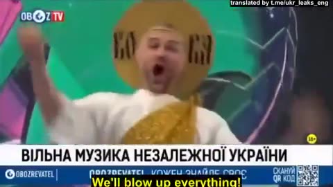 Ukrainians pray for nuclear bombs on national TV.. (These people are batshit crazy)