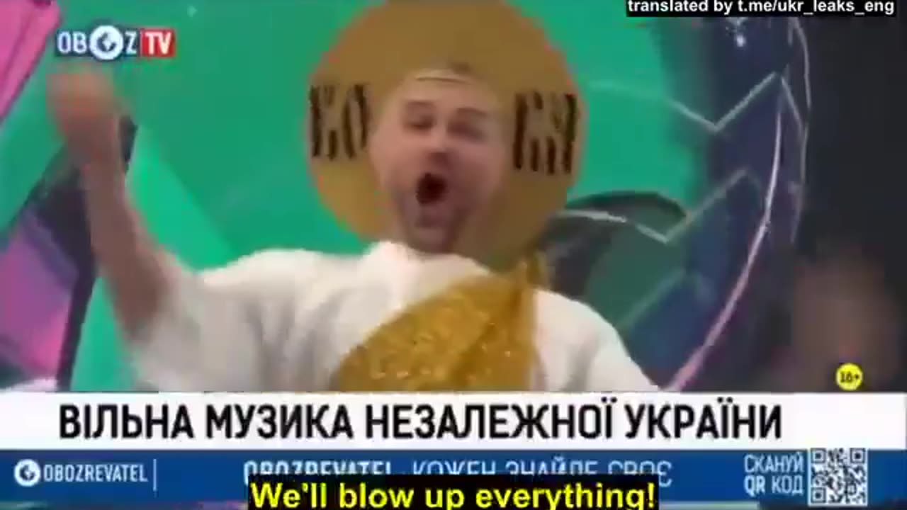 Ukrainians pray for nuclear bombs on national TV.. (These people are batshit crazy)