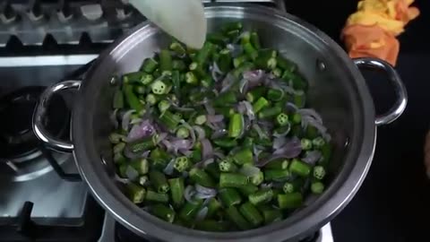 Masala Bhindi - Restaurant Style Bhindi Recipe