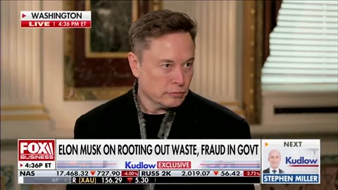 ELON MUSK ON DOGE EFFORTS TO REMOVING GOVT WASTES ,AND FRAUD