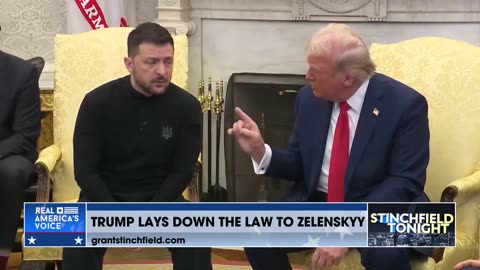 FIREWORKS AT THE OVAL OFFICE AS TRUMP ASSERTS AMERICAN DOMINANCE OVER ZELENSKYY