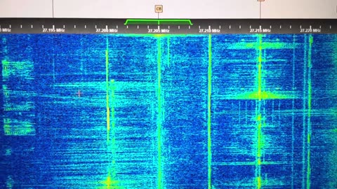 27.195 RCRS MFSK 27 Band Continuous Data Signal + AM Voice Traffic [N1NTE SDR] 12 26