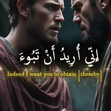 Emotional Quranic Scene with AI Design Mimicking the Story of Cain and Abel 🎬