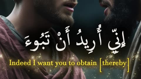 Emotional Quranic Scene with AI Design Mimicking the Story of Cain and Abel 🎬