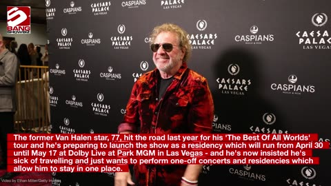 Sammy Hagar decides to quit touring