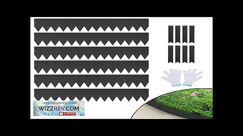 VEVOR Steel Landscape Edging 6-pack Steel Garden Edging Borders 40" L x Review