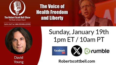 A Sunday Conversation with David Young - Channeling Creativity and Spiritual Freedom - The RSB Show 1-19-25