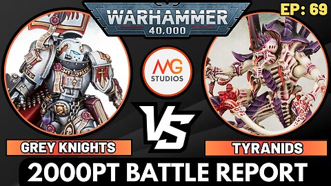 Tyranids vs Grey Knights 2000pt | Warhammer 40k Battle Report